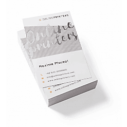 Визитки с тиснением фольгой