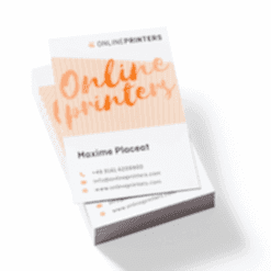 Визитки с выборочным УФ лаком