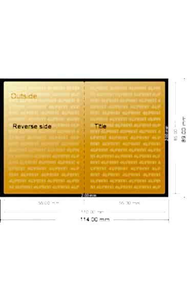 55 x 85 мм 55 x 85 мм