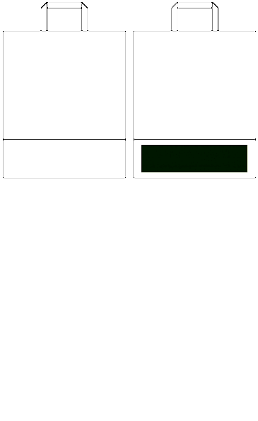 Пакет бумажный Rata, большой, крафт