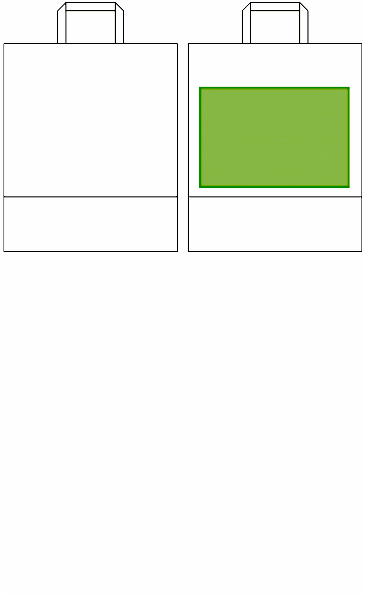 Пакет бумажный Rata, большой, крафт