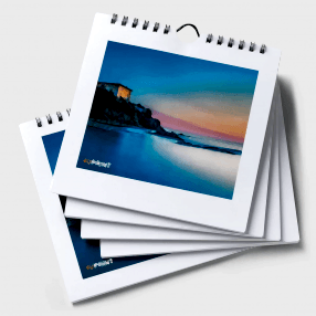 Настенный календарь Wire-o, А3 - квадрат с двусторонней цветной печатью Настенный календарь Wire-o, А3 - квадрат с двусторонней цветной печатью