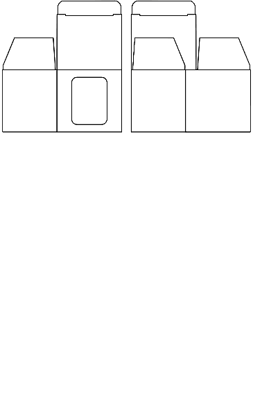 Коробка с окном для кружки Window, крафт Коробка с окном для кружки Window, крафт