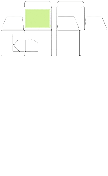 Коробка для кружки с окном, крафт, ver.2 Коробка для кружки с окном, крафт, ver.2