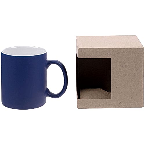 Коробка для кружки с окном, крафт, ver.2 Коробка для кружки с окном, крафт, ver.2