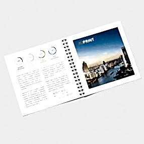 Брошюры на спирали, квадрат А5 Брошюры на спирали, квадрат А5