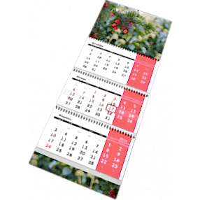 Квартальный календарь свободного формата, индивидуальный блок Квартальный календарь свободного формата, индивидуальный блок