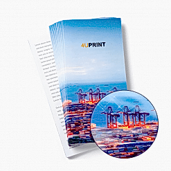 Буклеты с лаковым покрытием