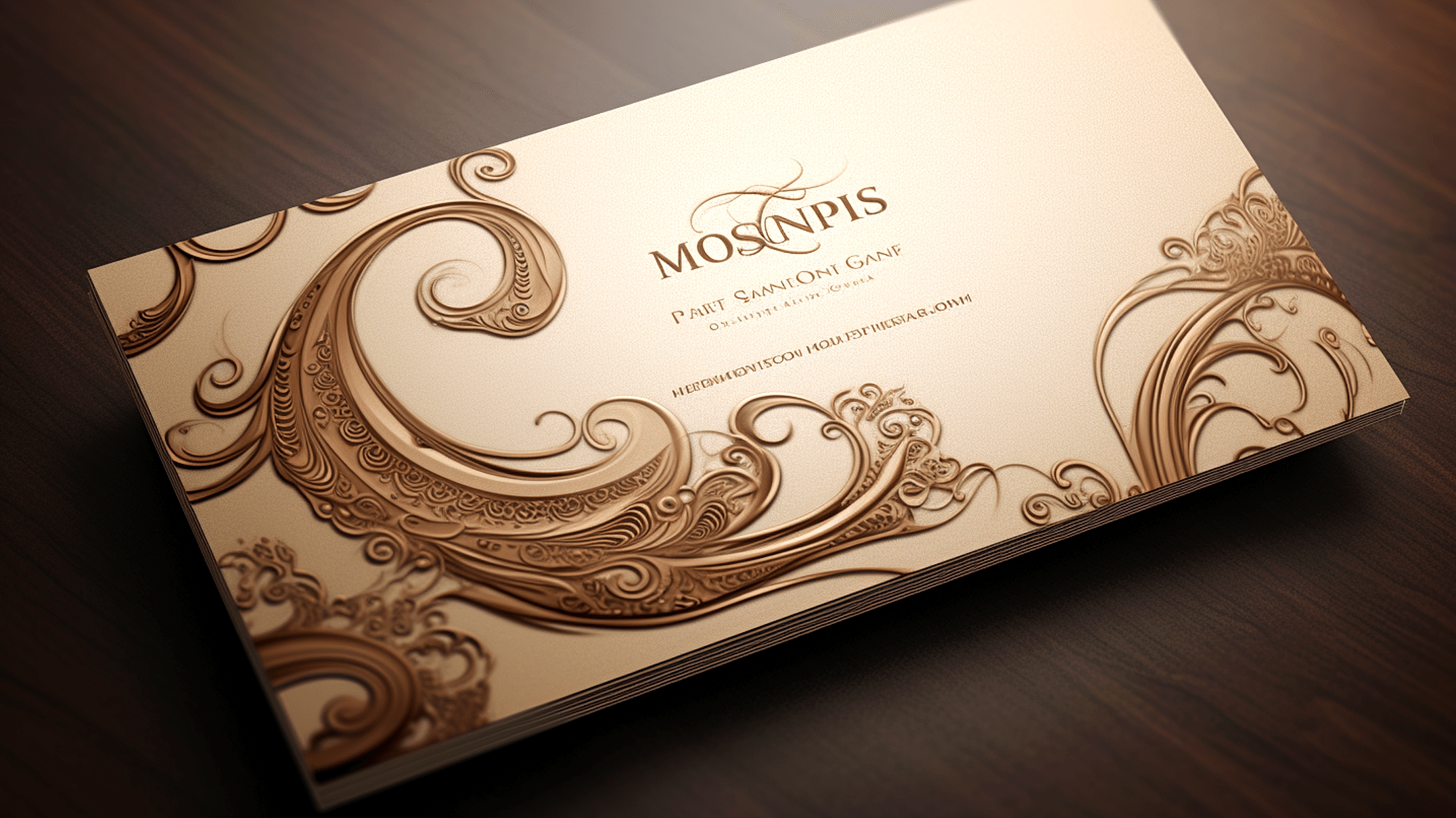 Стильная визитная карточка